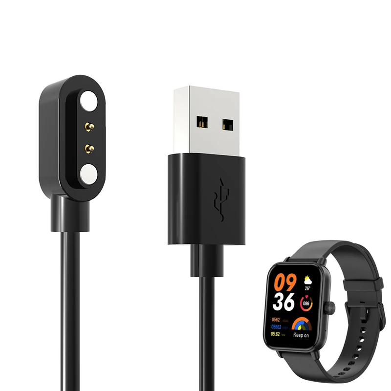 Smartwatch Dock Charger Adapter USB Charging Cable Power Charge Wire For Colmi P81 Sport Smart Watch Accessories