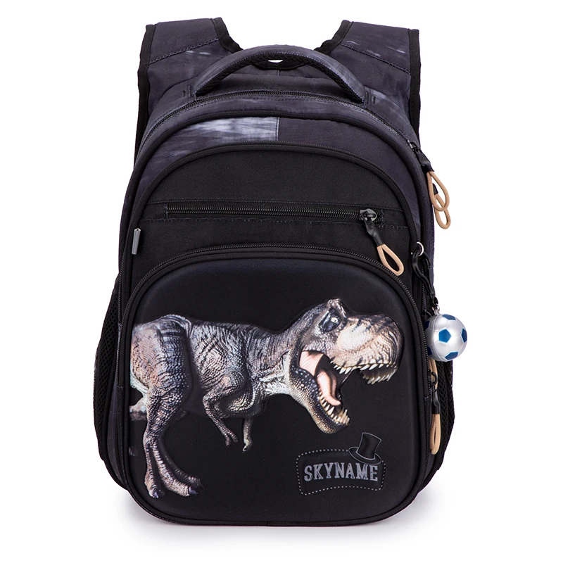 New Orthopedic Backpack for Boys Cartoon dinosaur Satchel Children School Bags Primary Book Bag Kids Knapsack Mochila Escolar