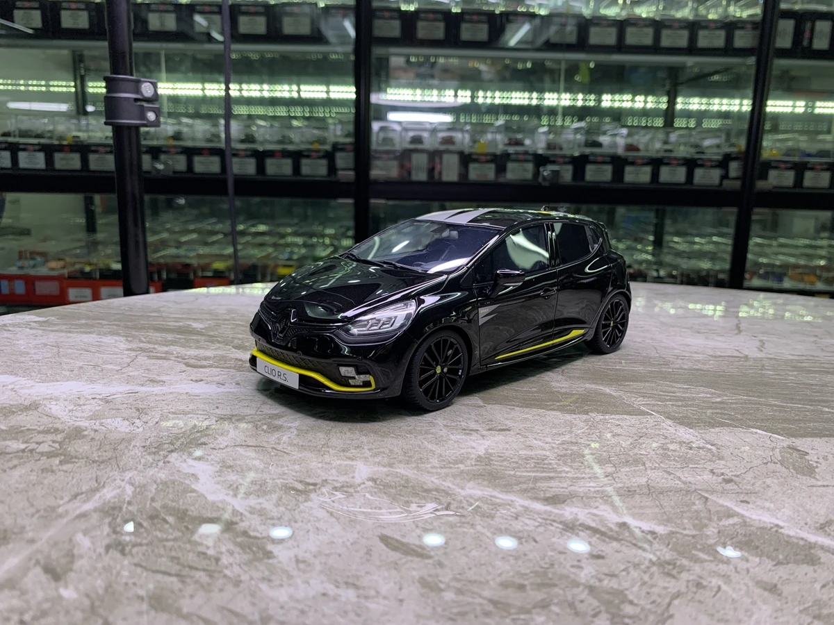 

ОТТО 1:18 CLIO 4 Р.С. 18 2018, имитация ограниченной серии, полимерная металлическая статическая модель автомобиля, игрушка в подарок