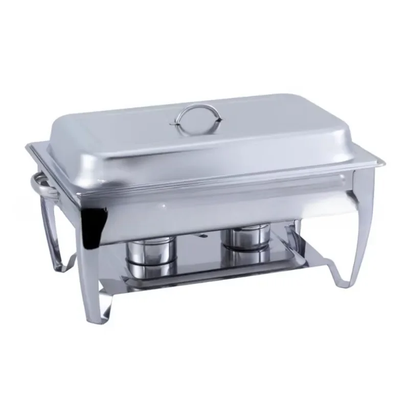 Chafing Dish  Stainless Steel folding Full Size Rectangular Chafers for Catering Buffet Warmer