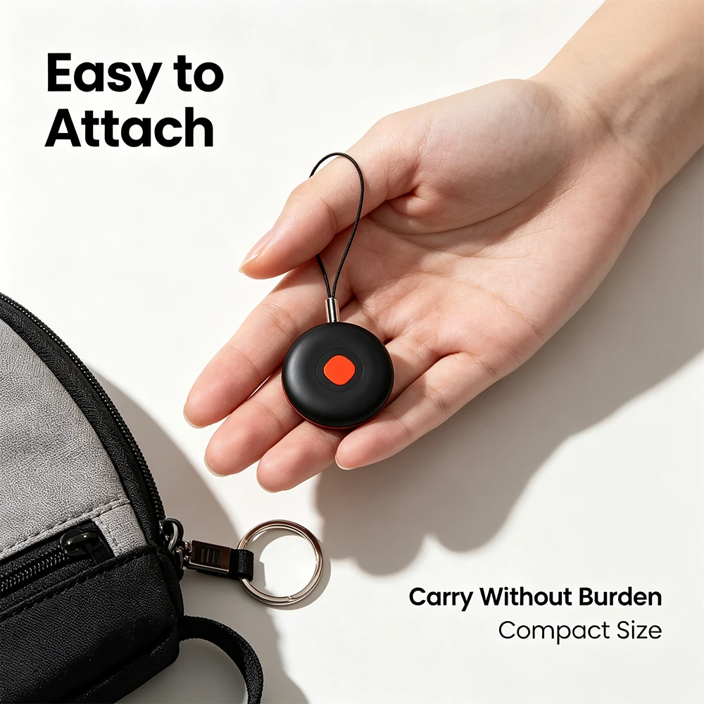 IP67 Waterproof Pet GPS Tracker Mini Anti‑Lost Locator Tag For Dog Cat Work With Find My Item Positioning Device