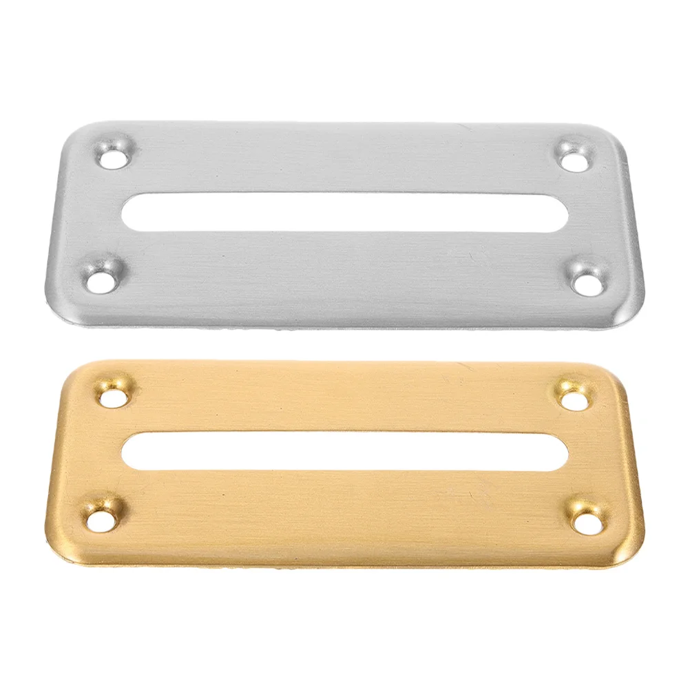 2Pcs Stainless Steel Bill Slot Sturdy Practical Money Box Replacement Slot Coin Holder Multifunctional Money Storage Jar Part