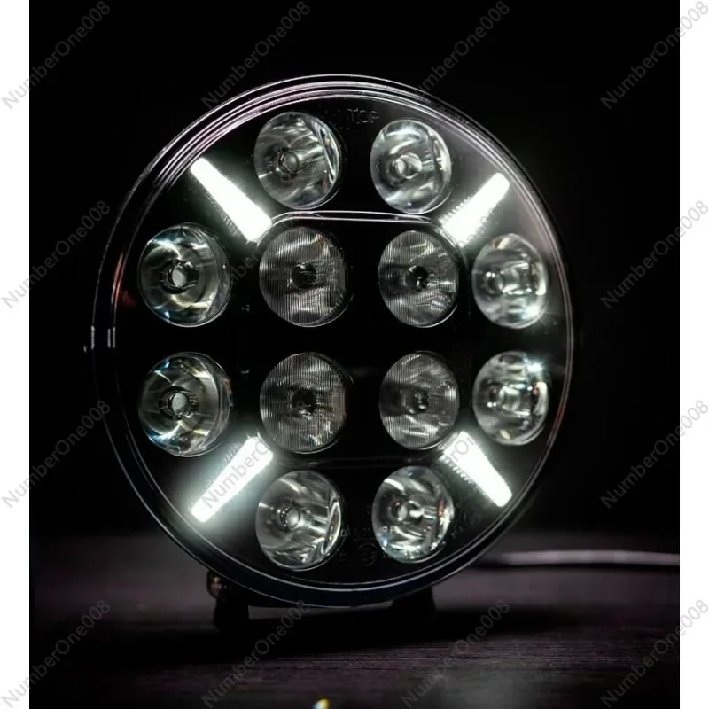 120W Light Emitting Diode Running Light, Truck 9 Inch Dot Round Off-Road Running Light
