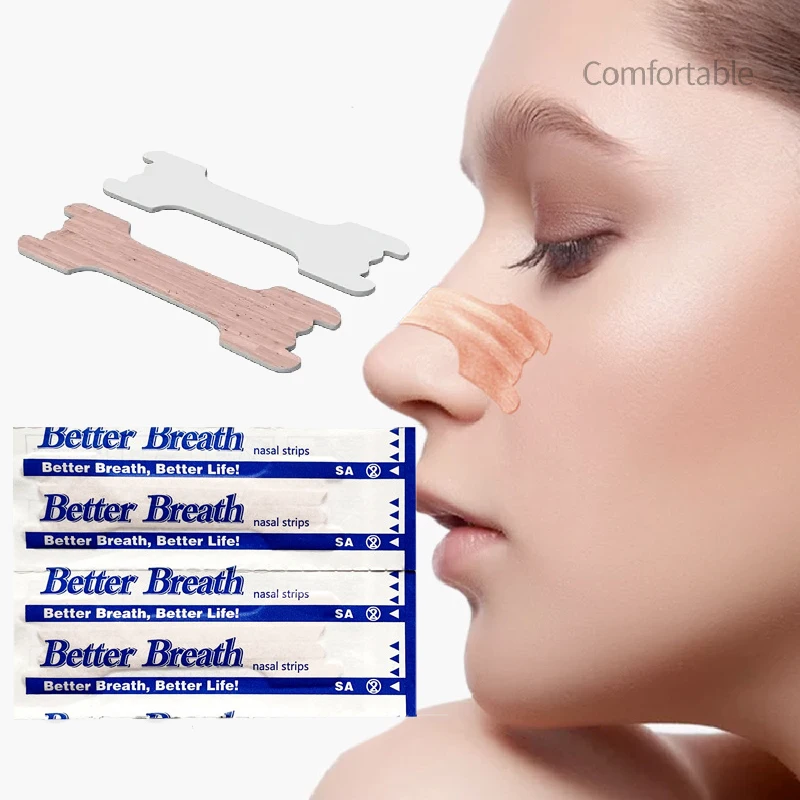 10/50PCS Breath Nasal Strips Right Aid Stop Snoring Nose Patch Good Sleeping Patch Product Easier Breath Sleep Aid Decive