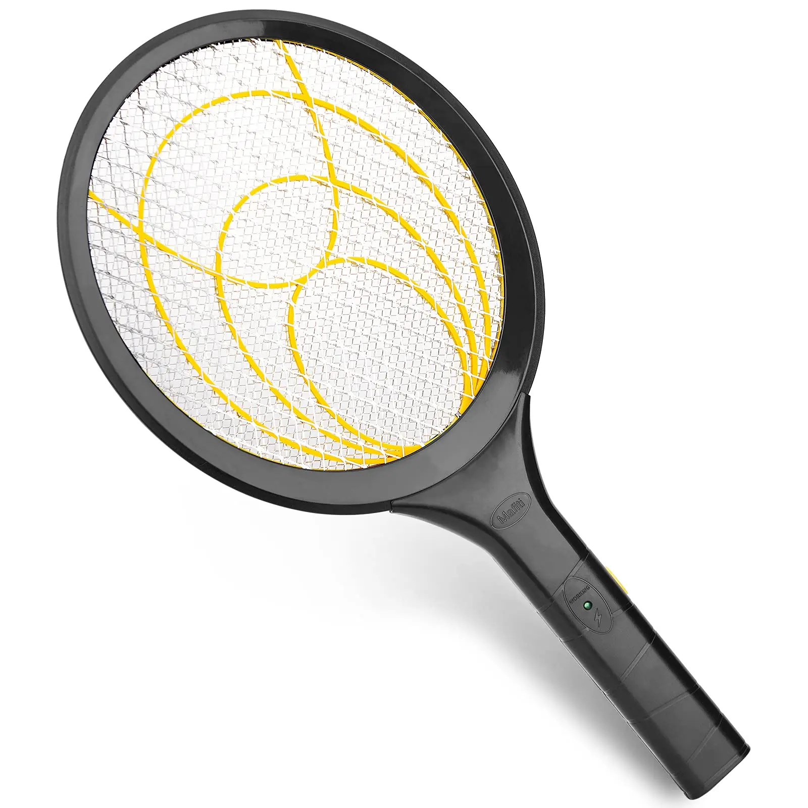 

Electric Fly Swatter for Gnats, Mosquitoes, & More Harmless-to-Humans Outdoor Bug Zapper Battery Operated Handheld Electric