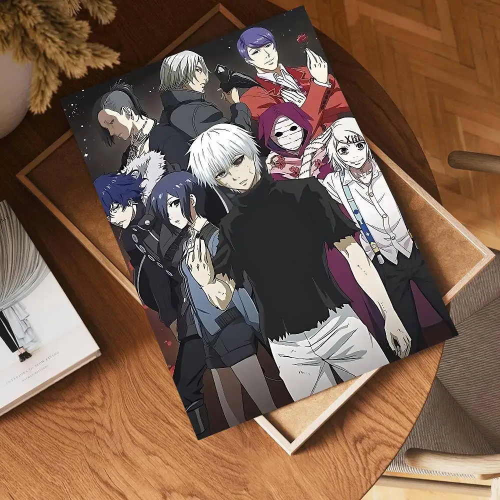 Anime Tokyo Ghoul Vintage Posters Sticky Whitepaper Prints Posters Artwork Posters Wall Stickers