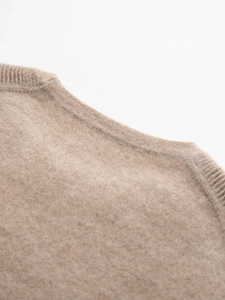 

Sold Out Sold Out Cashmere Sweater O- Neck Pullover Autumn Winter Slim Basic Cashmere Knitwear Soft Warm Base Layer Pullover Top