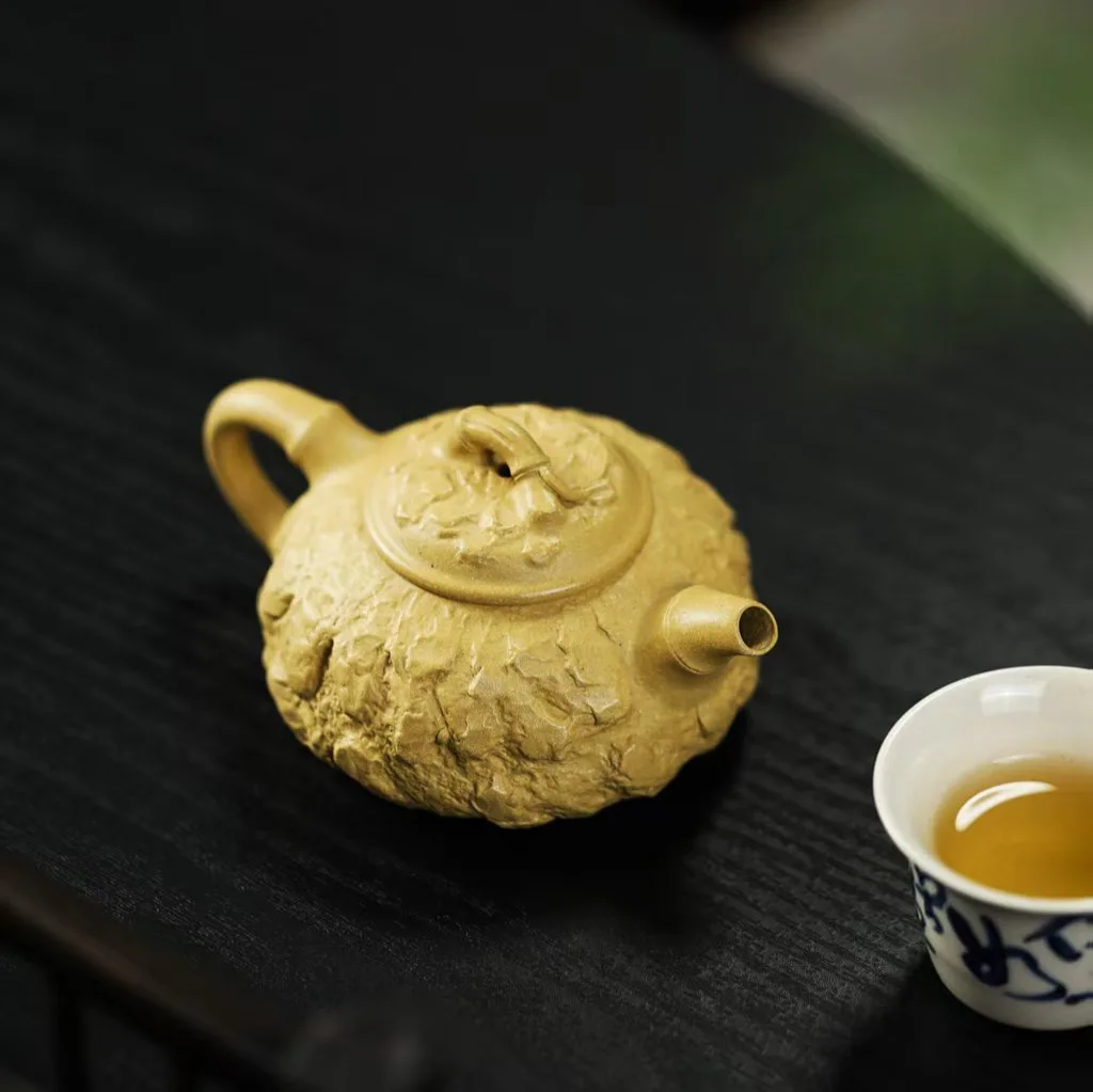 High Quality Real Yixing Jasaho Zisha Clay Teapot Purple Classic Segment Mud Gongchun Pot Tea Set