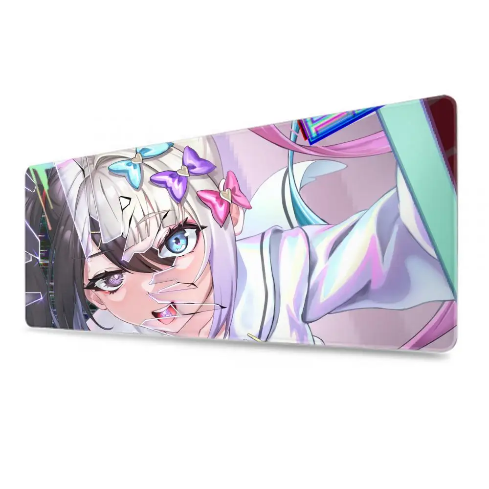 Anime Girl NEEDY GIRL OVERDOSE Mouse Pad Desk Mouse Pad Cute HD Desk Pad Extended Gaming Keyboard Mats Large XXL Gamer Mousepad