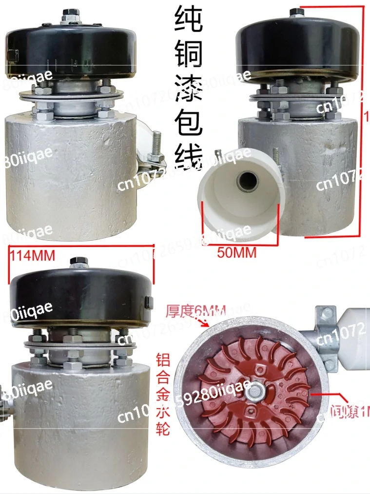 1000W 220V Aluminum alloy  turbine hydroelectric generator household  miniature inclined water force generator