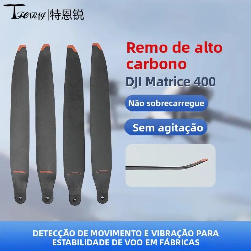 Hélices Dobráveis para DJI Matrice 400, Ventiladores de Asa Leves 2510, Lâminas de Liberação Rápida, Peças de Reposição e Acessórios