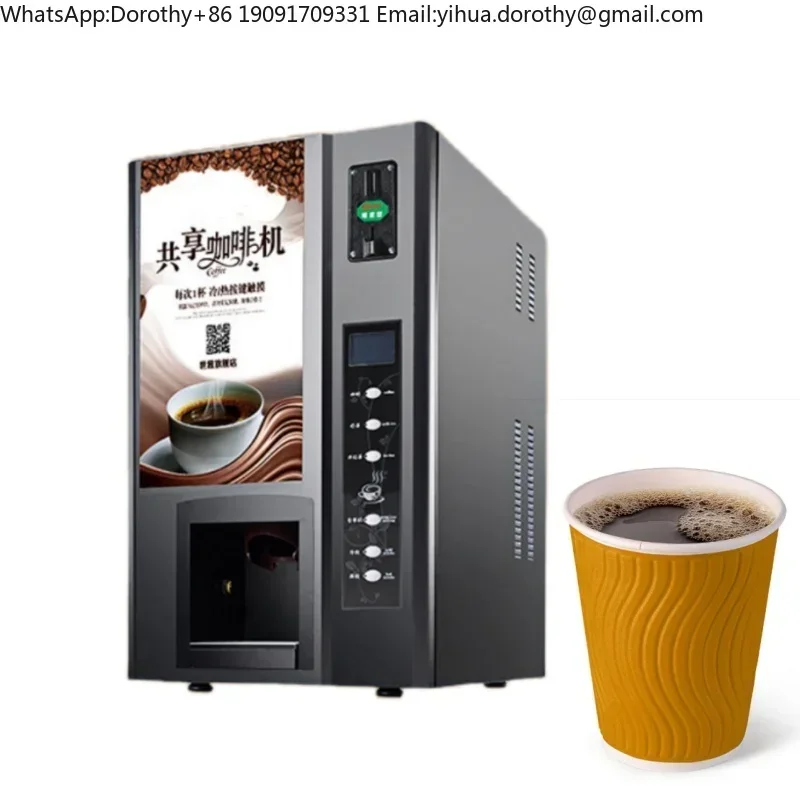 

Fully Automatic Instant Milk Tea All-In-One Juice And Soy Milk For Sale Hot And Cold Drinks Coffee Vending Machine