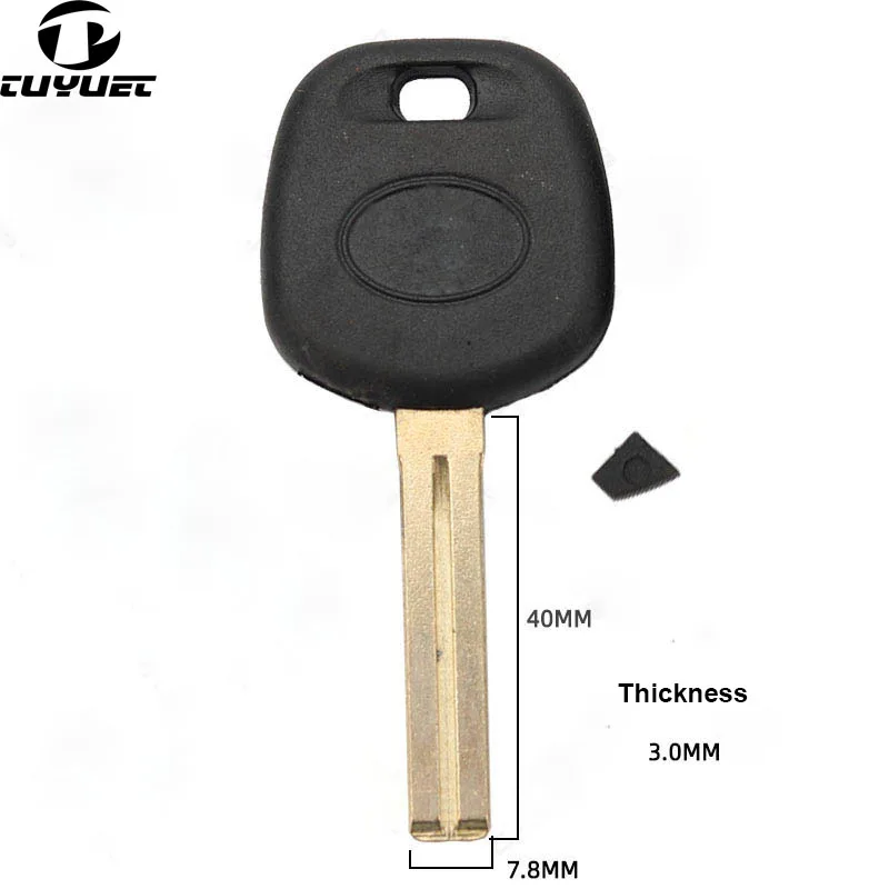 

Transponder Key Shell for Toyota Crown 2.5 Blank key case 3.0mm thickness Key Blade