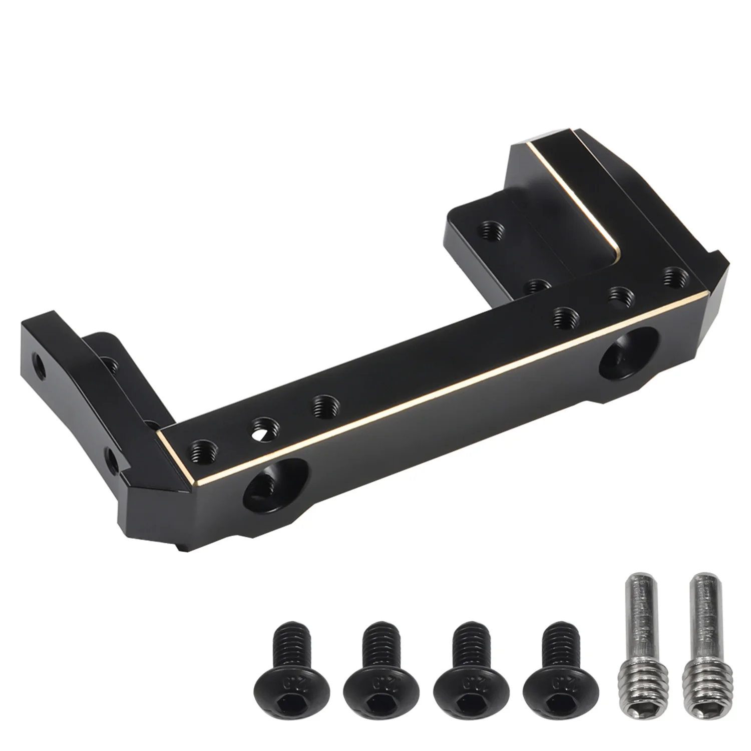 

86g SCX10 II Brass Front Bumper Servo Mount for 1/10 RC Crawler Redcat Gen 7 Axial SCX10 Upgrades Metal LCG Chassis Upgrades