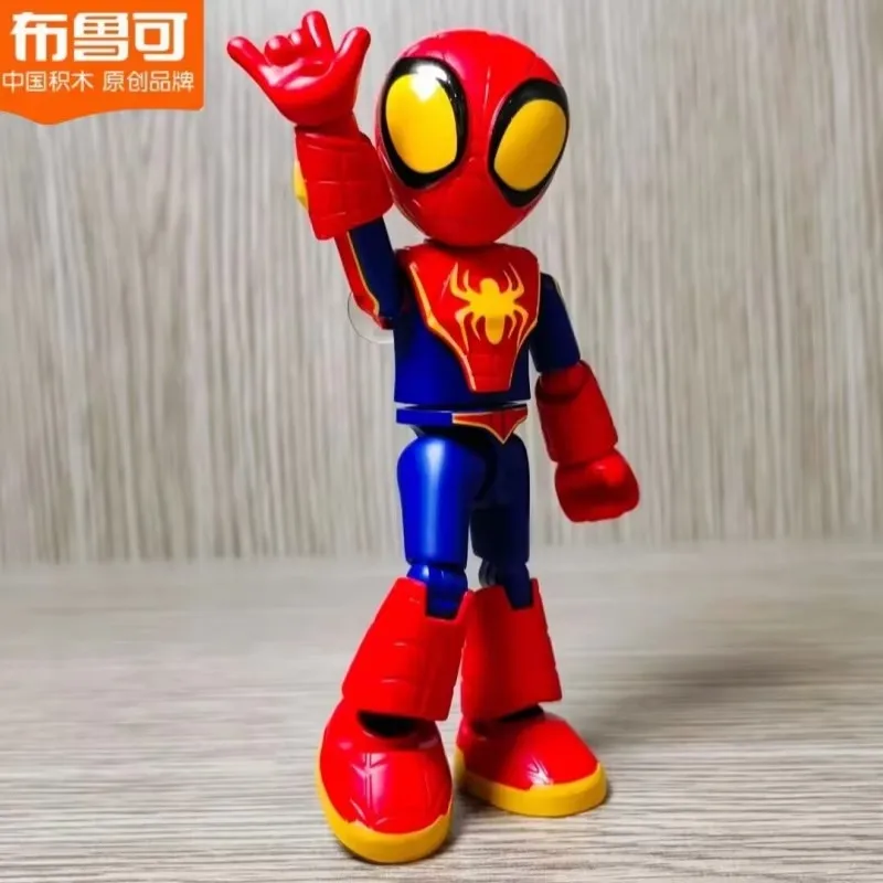 Quente marvel homem aranha e seus amigos incríveis versão mágica gwen milhas pantera negra médico polvo hulk homem de ferro brinquedo presente do miúdo