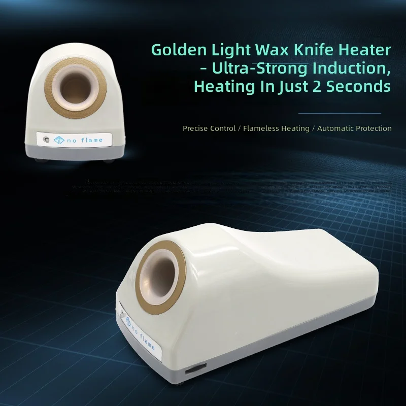 Wax Knife Heater, Electric Sensor, Electromagnetic Wax Melting Device, Fast 2-Second Heat Up, Professional Waxing Tool