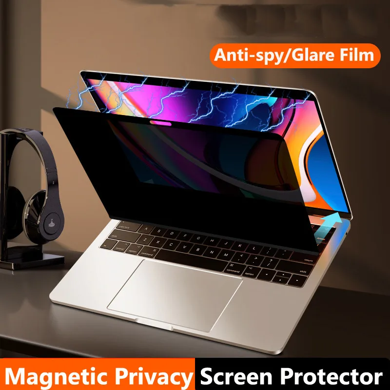 

Magnetic Anti-peeping Screen Protector for Laptop 13.3" 14" 15.6" Notebook PC ComputerPrivacy Filter Anti-spy/Glare Film