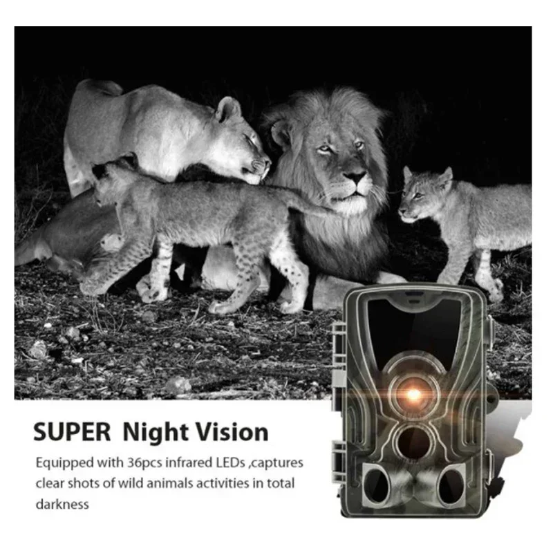 HC801A hunting trail wildlife camera with night vision motion activated