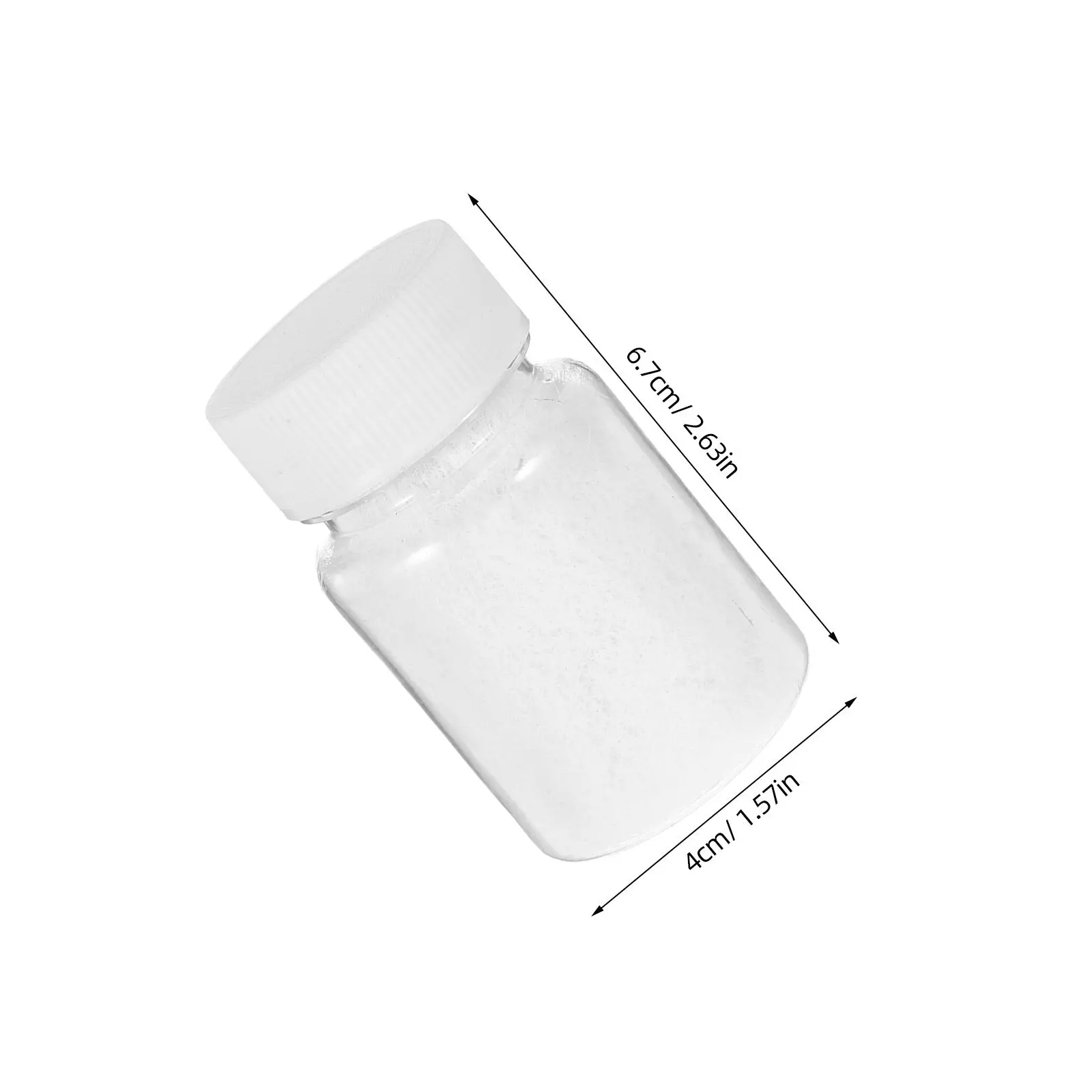 3 Bottles White Flocking Powder Crafting Material Versatile DIY Flocking Scatter for Handmade Decorations School Activities