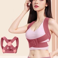 New Invisible Posture Correction Brace Adjustable Paste Style Orthotics Back Correction Strap Breathable Posture Corrector
