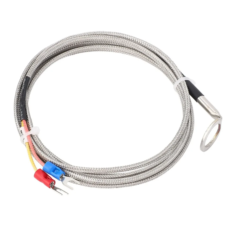 With 14mm ID Washer K Type Thermocouple Probe -40~1000°C Stainless Steel K Type Temperature Sensor Durable High Precision