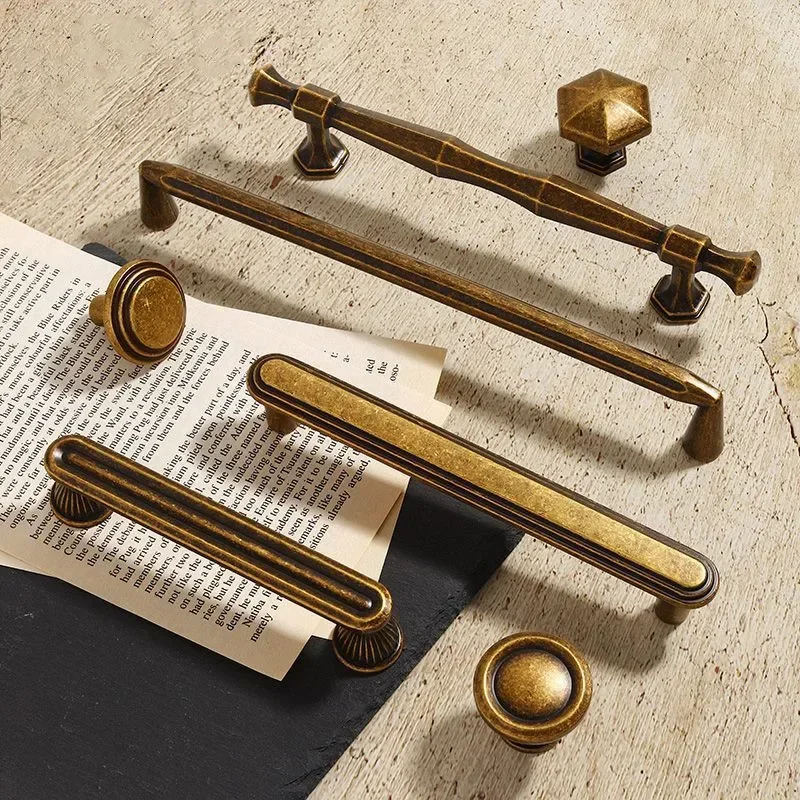 Antique Personalized Wardrobe Handle Simple  Drawer Knob New Cabinet Wine Cabinet Handle Furniture Hardware Accessories