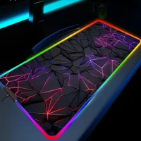 Gamer Mouse Pad Rgb LED Mausepad Speed 900x400 Mouse Mat 800x300 Large Rugs 1000x500mm Gaming Accessories Lighting Rubber Mats