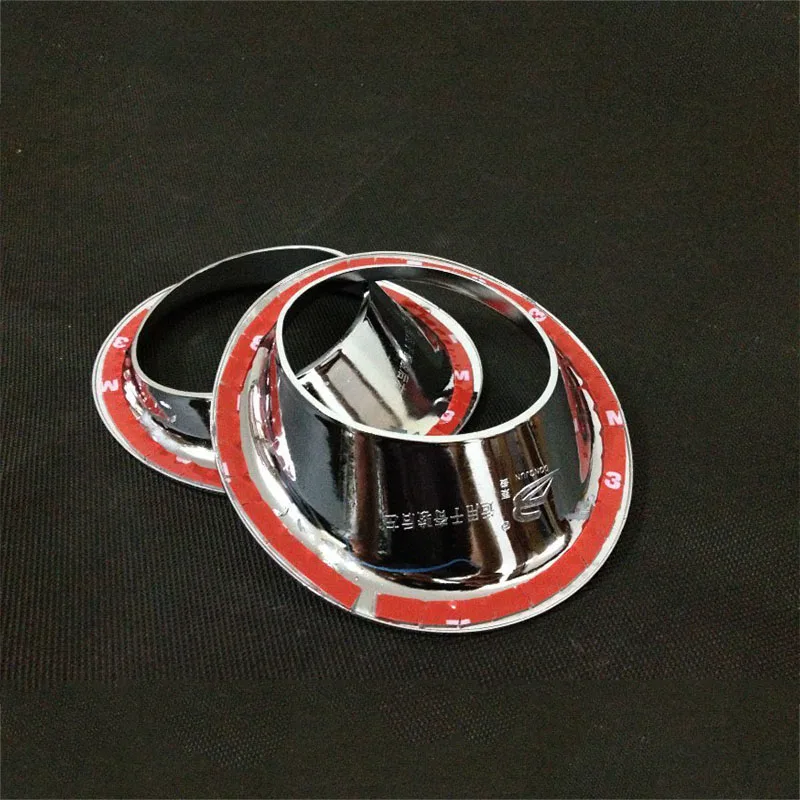 For Nissan X-Trail T31 2008 2009 2010 2011 12 13 ABS Chrome Car Rear Bumper Rear Fog Lamp Decorative Frame Exterior Accessories