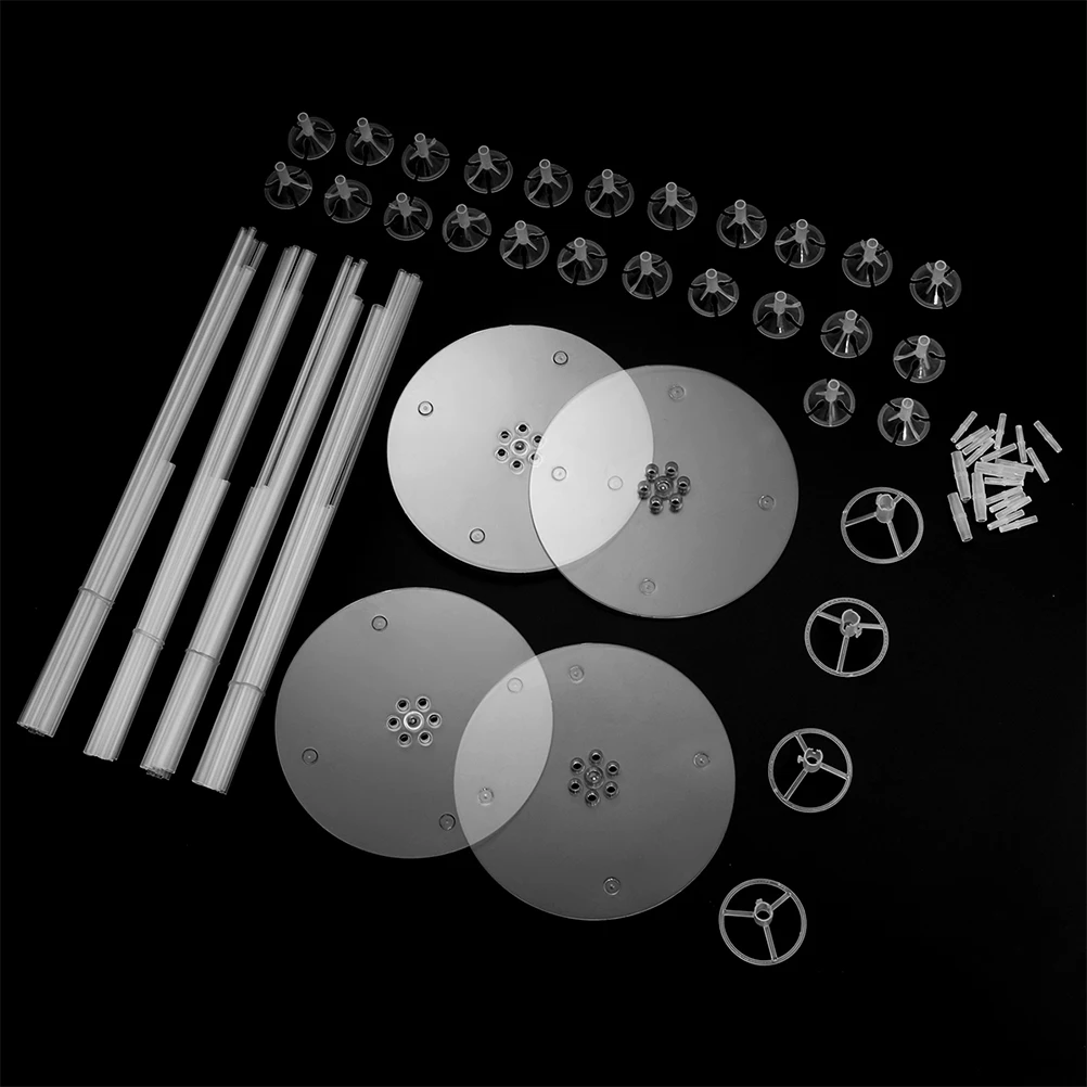 

3 set 3 Sets Clear Stand Kit Reusable Table Balloon Holder With Stick Base Party Wedding Decor Balloon Support Holder For Indoor