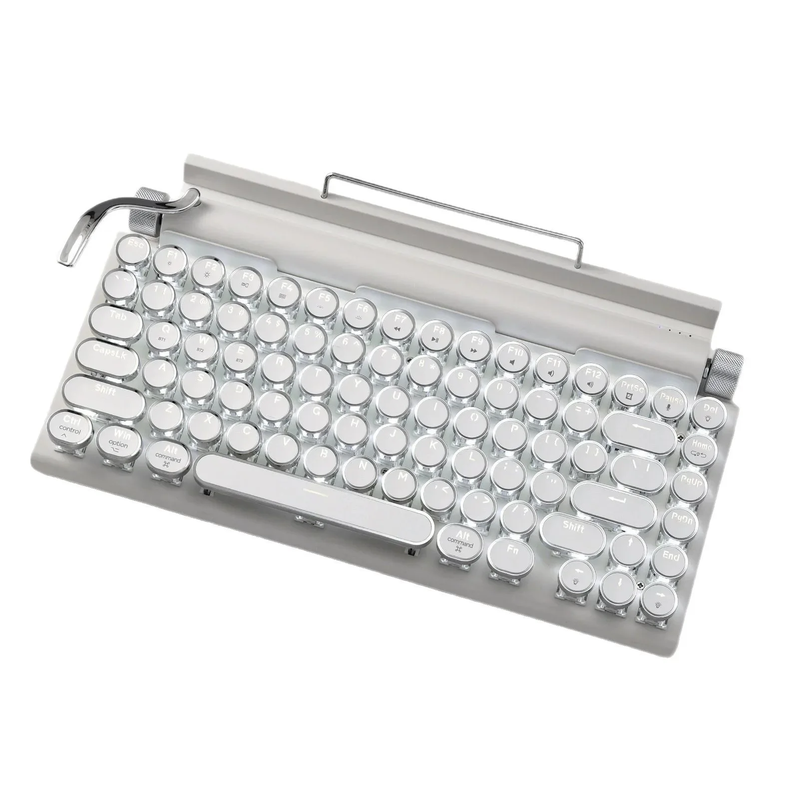 

Retro, typing, mechanical, keyboard, bluetooth 5.0 dual mode, steam, punk