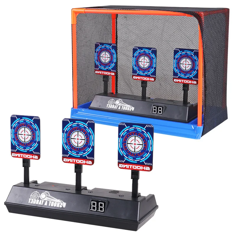 Electric Rebound Target for Shooting Games, Shooting Accessories, Kids Sound Light, Shooting Game Toys, High Precision Scoring