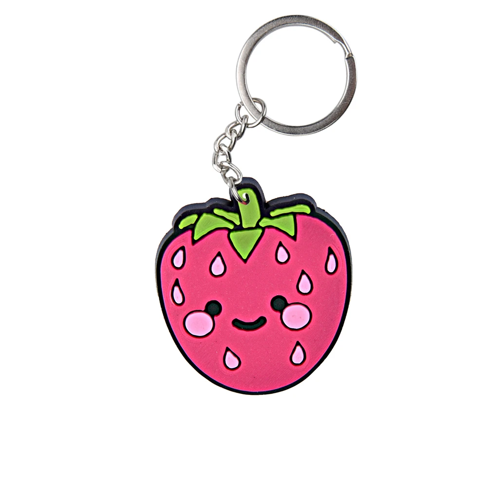 Anime Cute Magic Book Keychains para crianças, ovelhas, vassoura, lindo espelho de morango, espelho, chaveiros de carro, aniversário, presentes de Halloween, 1pc