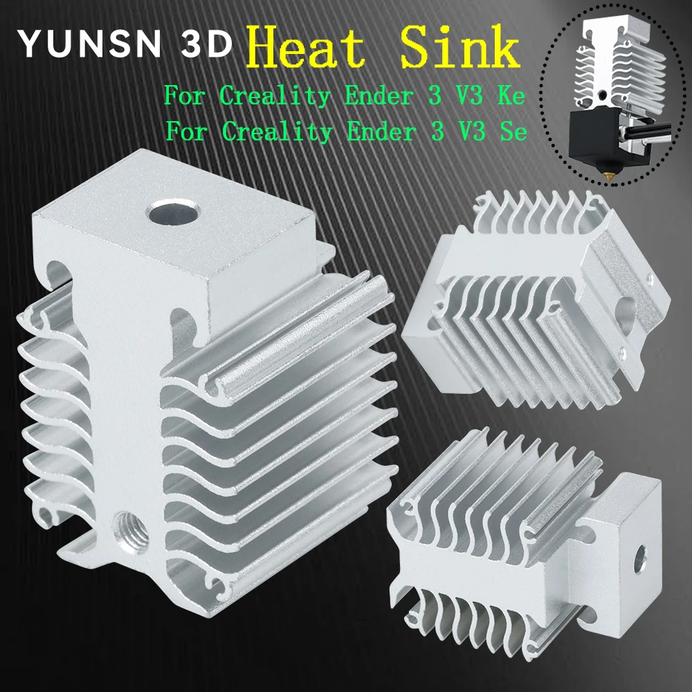 

Ender 3 V3 Ke Hotend Radiator for Creality Ender 3 V3 Se Heat Sink Fan Heatsink Accessories Upgrade 3d Printer Parts Cooling