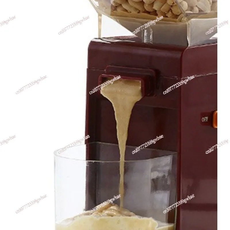 Home Mini Electric Peanut Butter Maker Automatic Nut Grinder Multifunctional Food Paste Grinding Machine for Kitchen