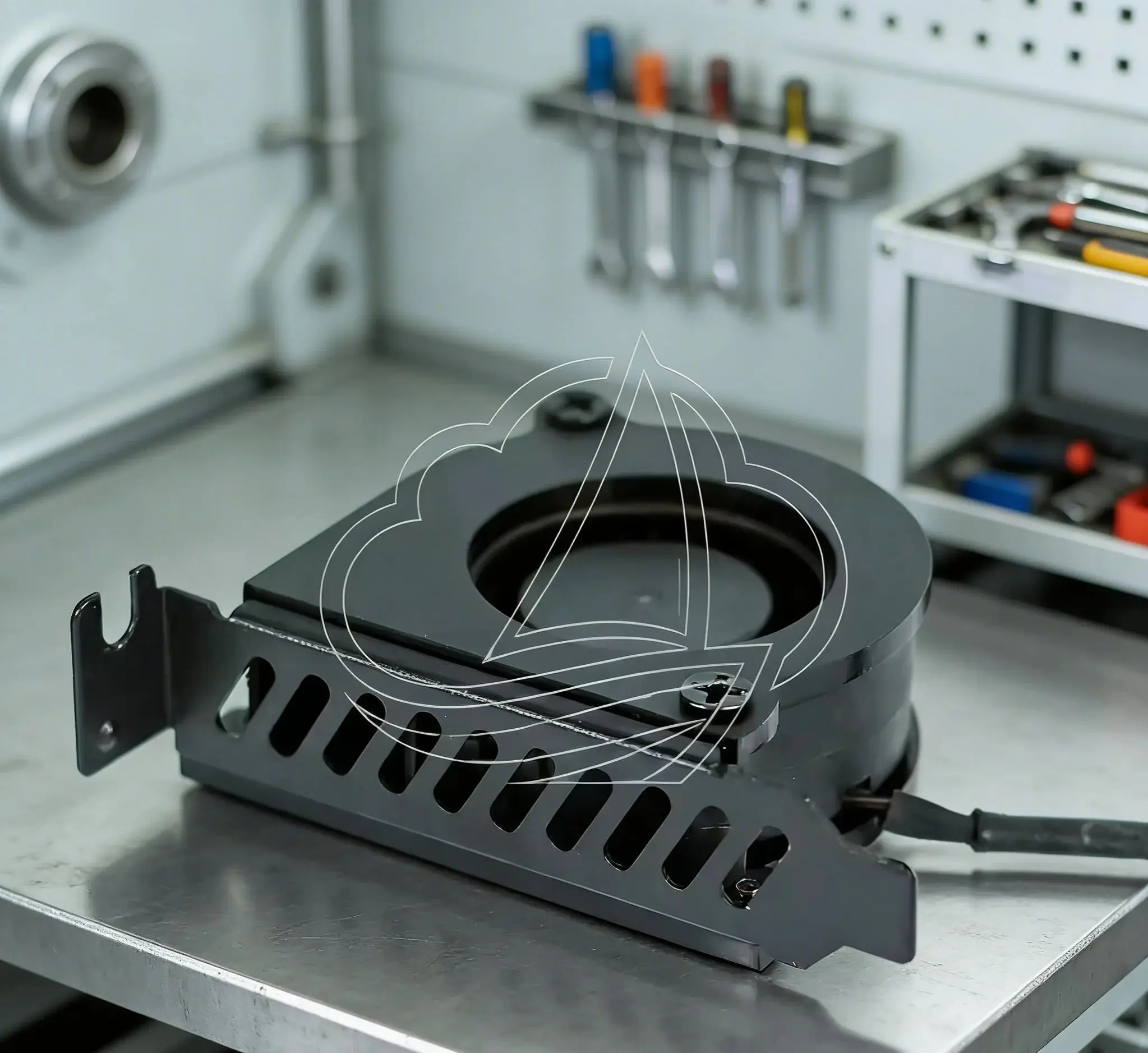PCI Half Height Chassis Exhaust Fan for PC Case And Graphics Card - Efficient Heat Dissipation Turbine Cooling System