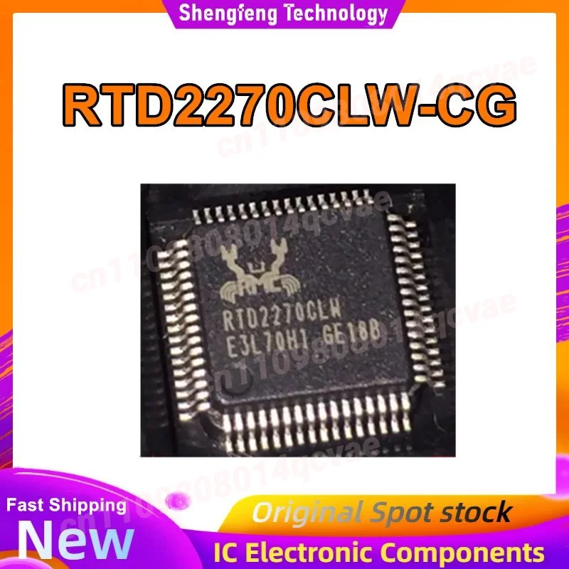 

RTD2270CLW-CG RTD2270CLW QFP64 Микросхема драйвера ЖК-дисплея, новый чипсет, в наличии
