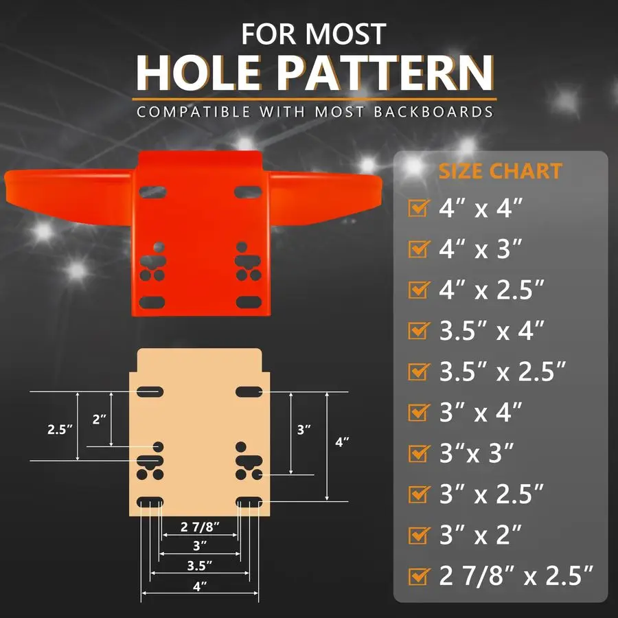 Rim Replacement, SingleSpring Breakaway Basketball Rim Outdoor Indoor, Universal 18 Inch Heavy Duty Basketball Hoop Rim and Net