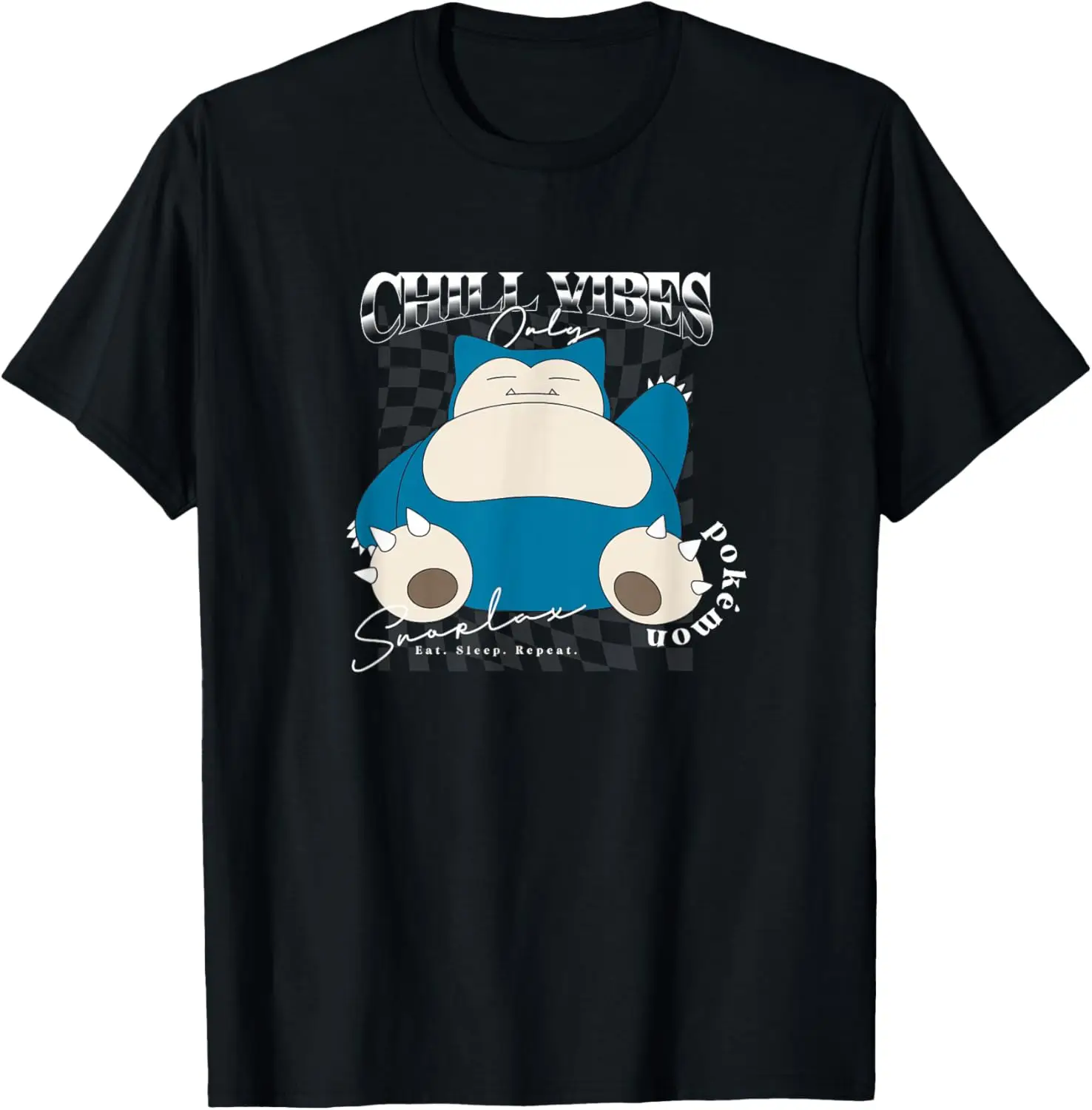 Pokémon - Snorlax Chill Vibes Anime T-Shirt S-6XL