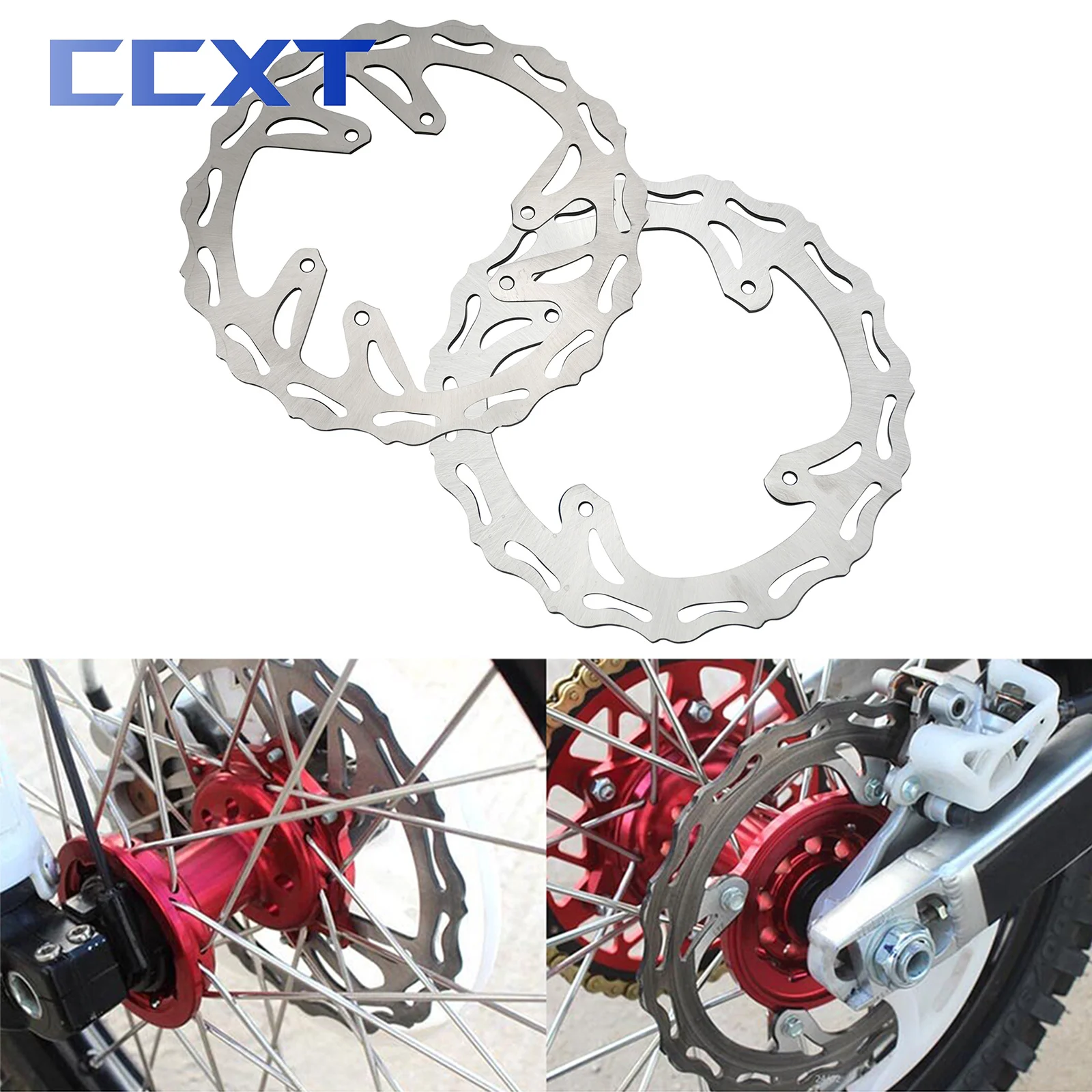 Motorcycle Steel Brake Disc Front Rear 240mm Brake Flange For Honda CR CRF 125 250 250R 250X 450R 450X 250RX 450RX 1995-2020