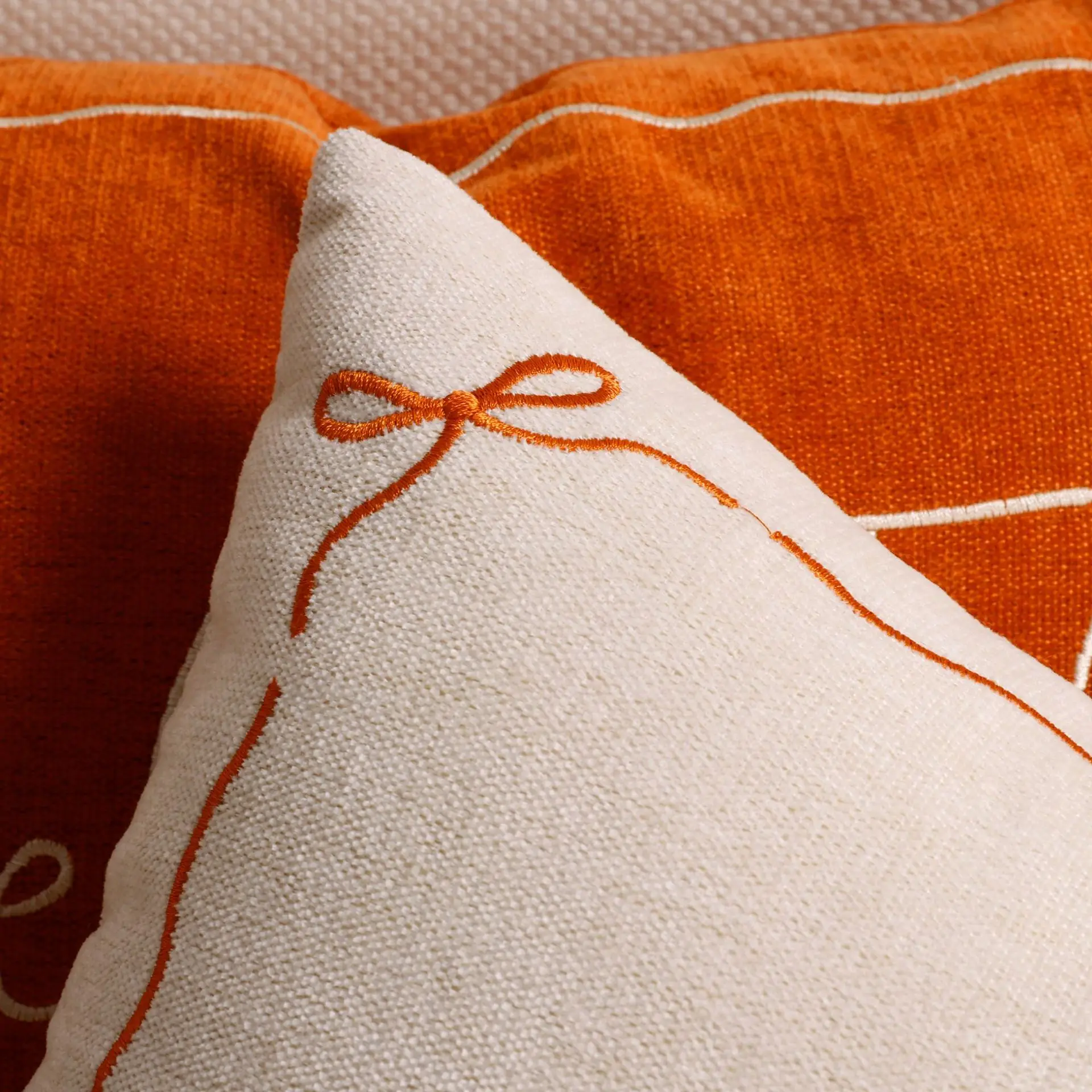 Thanksgiving Day Kissenbezug Cojines Hello Fall Buchstaben-Stickerei Sofakissenbezug Dekoration Kissenbezüge 30x50cm – Detail 10