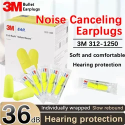 3M noise-canceling earplugs 312-1250 sound-isolating earplugs Sleeping Learning Factory noise-proof earplugs Hearing Protection.