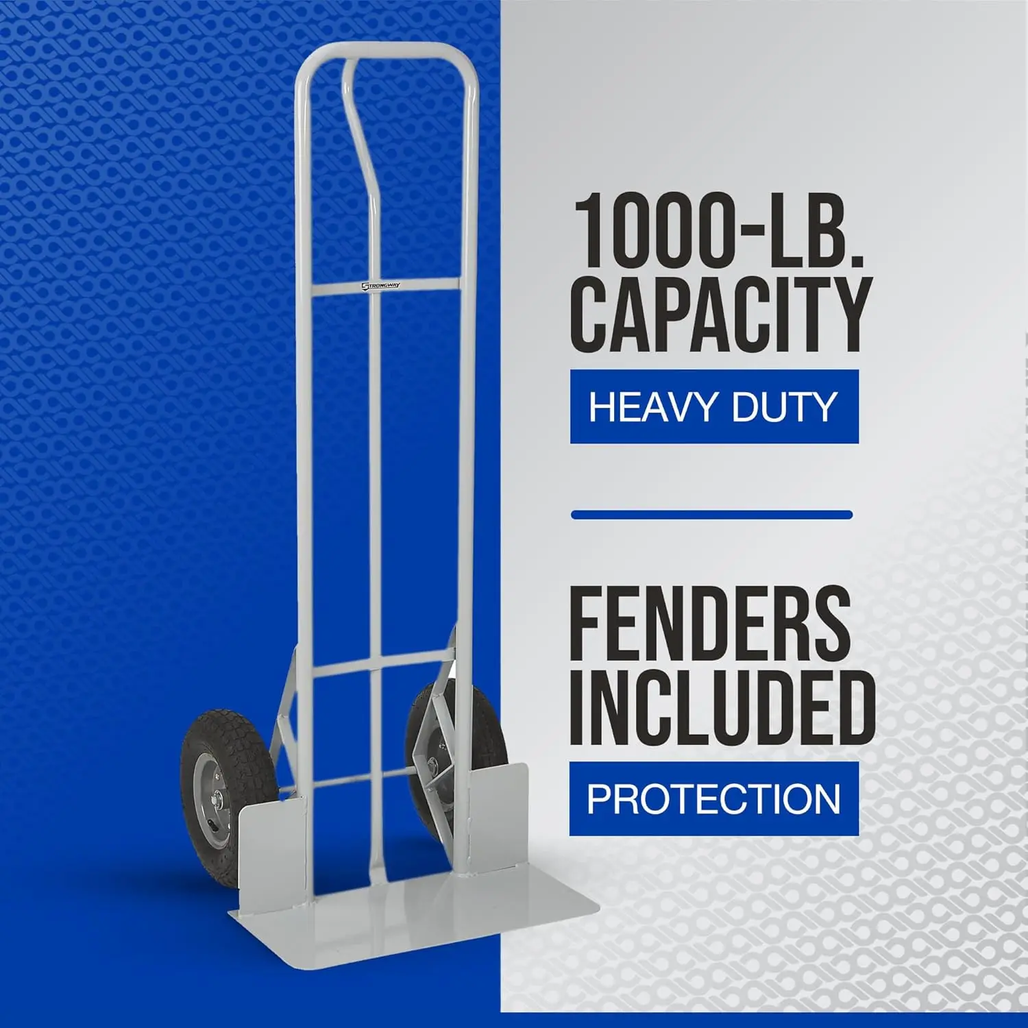 P-Handle Hand Truck - 1000-Lb. Capacity, Oversized Toe Plate