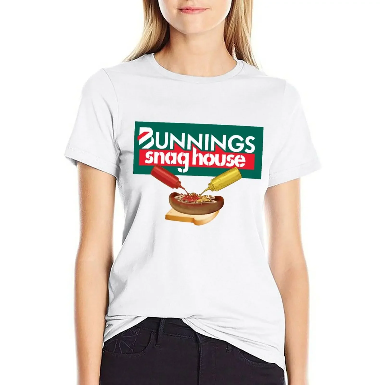 

Bunnings Snaghouse T-shirt Blouse cute clothes workout shirts for Women loose fit