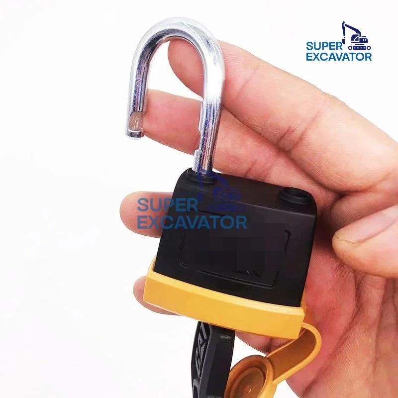 For Caterpillar Cat Fuel tank lock excavator lock Head anti-theft padlock E320 E323 E329 E330 E336C D Excavator Parts