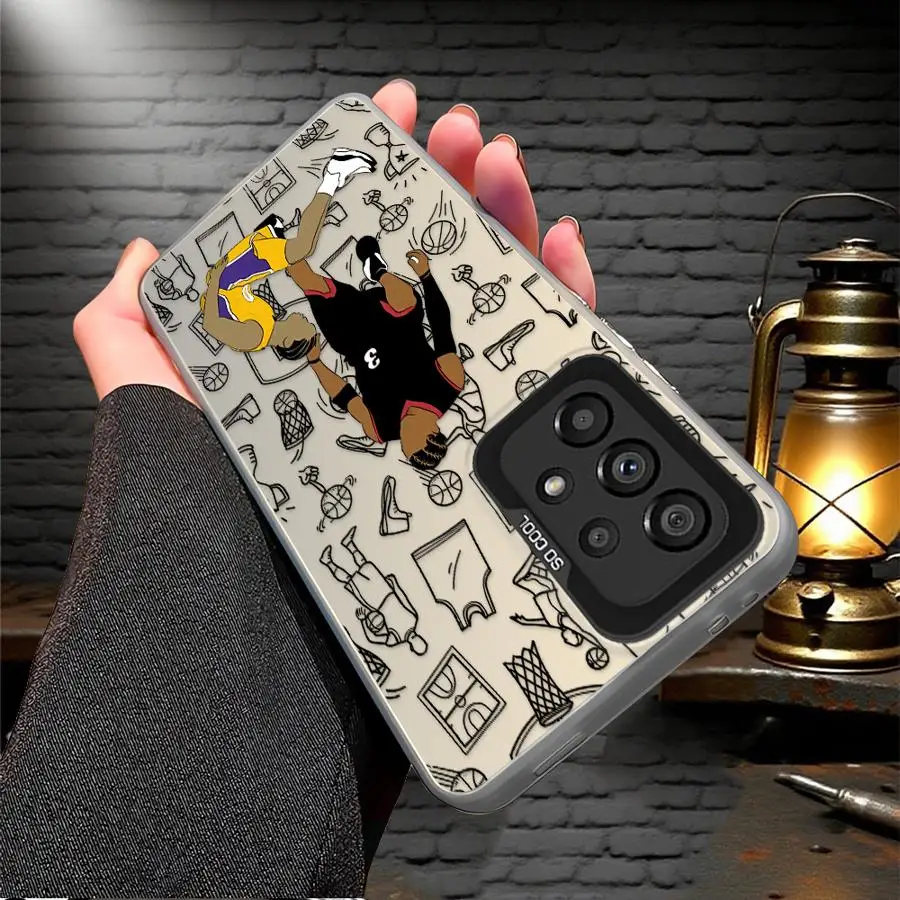 حافظة لهاتف سامسونج جالاكسي A30 A50 A04 A05 A06 A07 A72 A02 A03 A10 A20 A51 A52 A71 A54 A55 A56 غطاء الهاتف الخلفي كرة السلة الرياضة