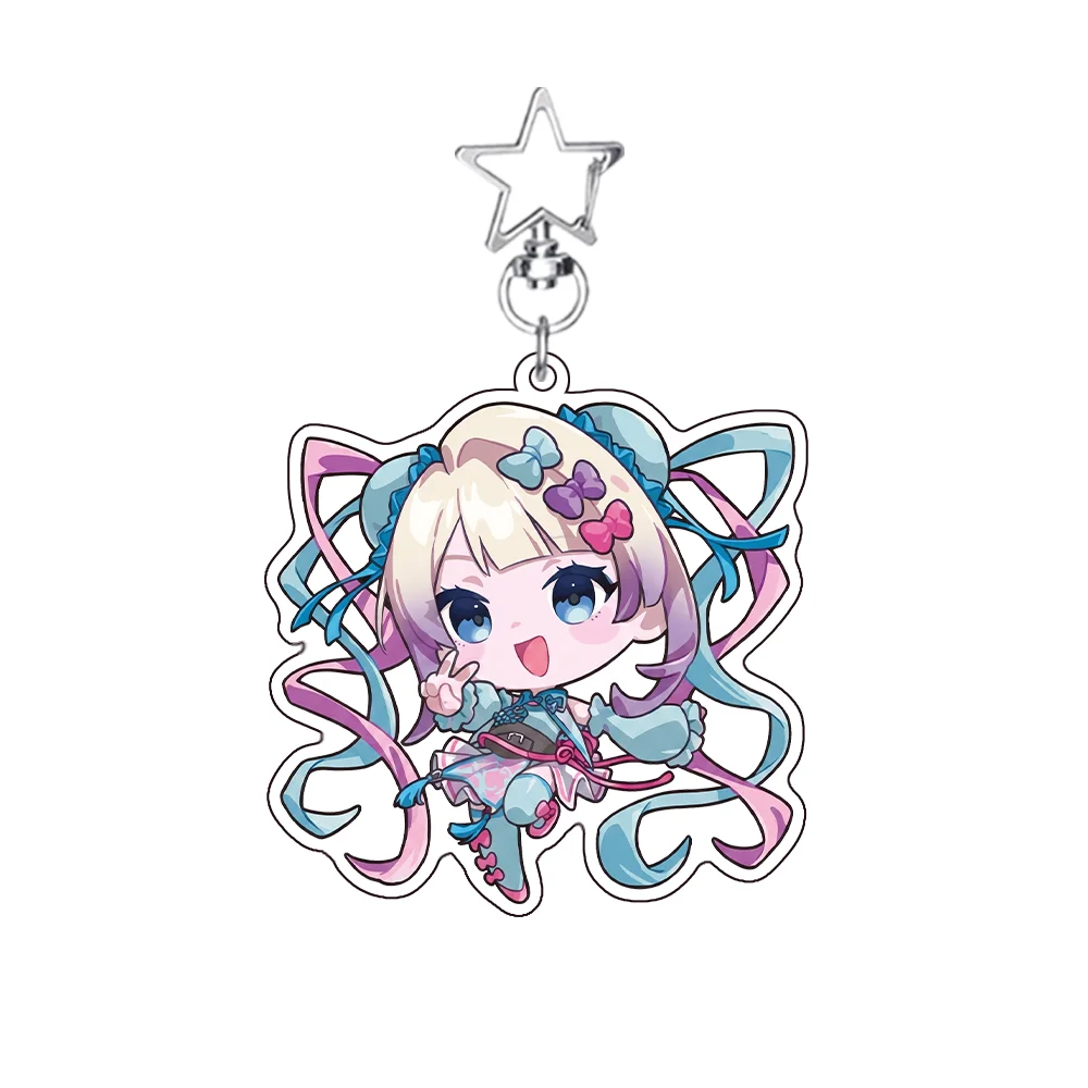 Game NEEDY GIRL OVERDOSE INTERNET New Style ANGEL Chan AME CHAN Cute Anime Acrylic Stand Keychain Bag Charm Bag Body Kit Gifts