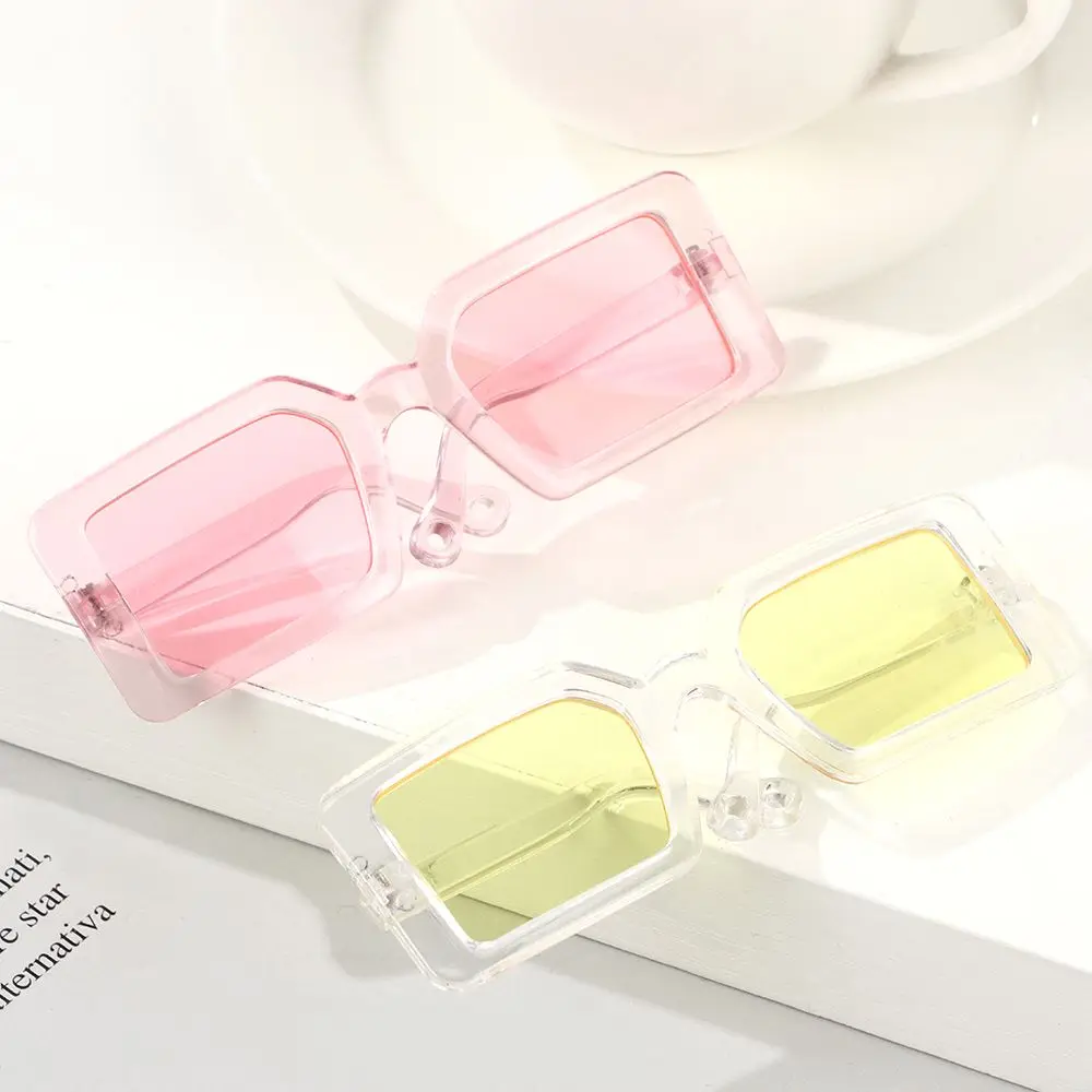 Fashioning Cat Glasses Triangle Frames Mirror Square Glasses Multicolor Optionally Cools Take a Photograph Props Pet Accessories