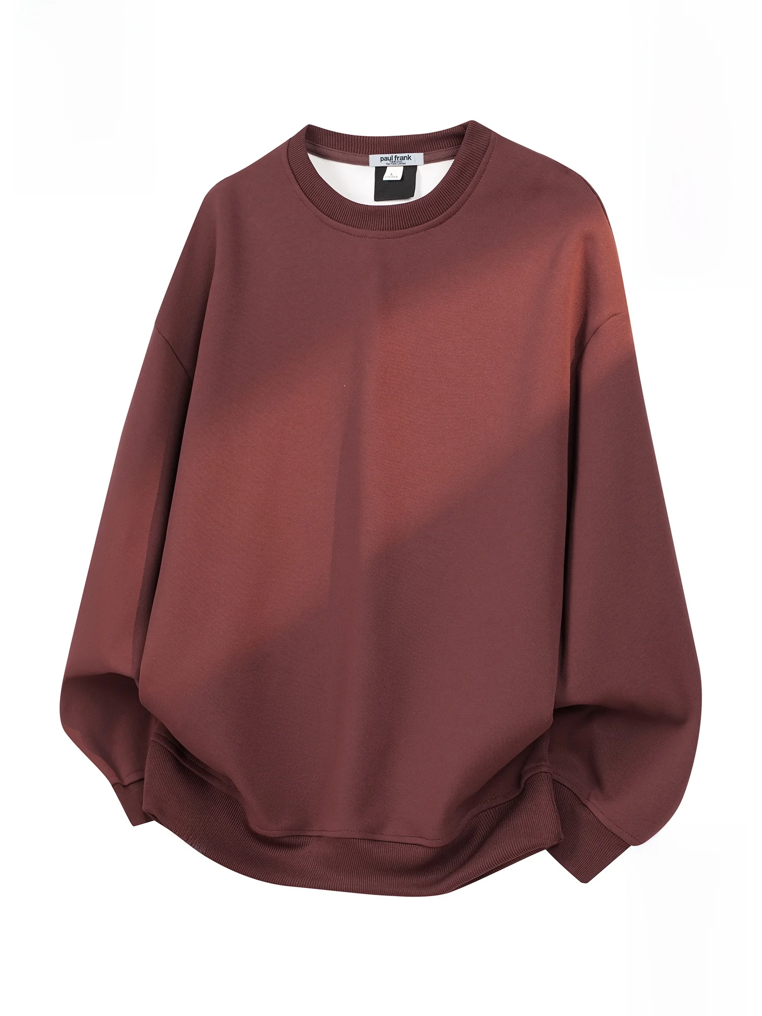 

PaulFrank Spring 2026 Red Zodiac Year Fce Lined Casual Long Sve round Ne Sweatirt Men's Comfortable Warm Polyester