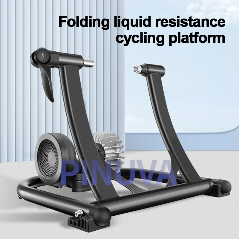 Indoor Cycling Trainer Liquid Resistance Mute Fitness Equipment Bicycle Rollers Home Exercise MTB Road Bike Training Platform