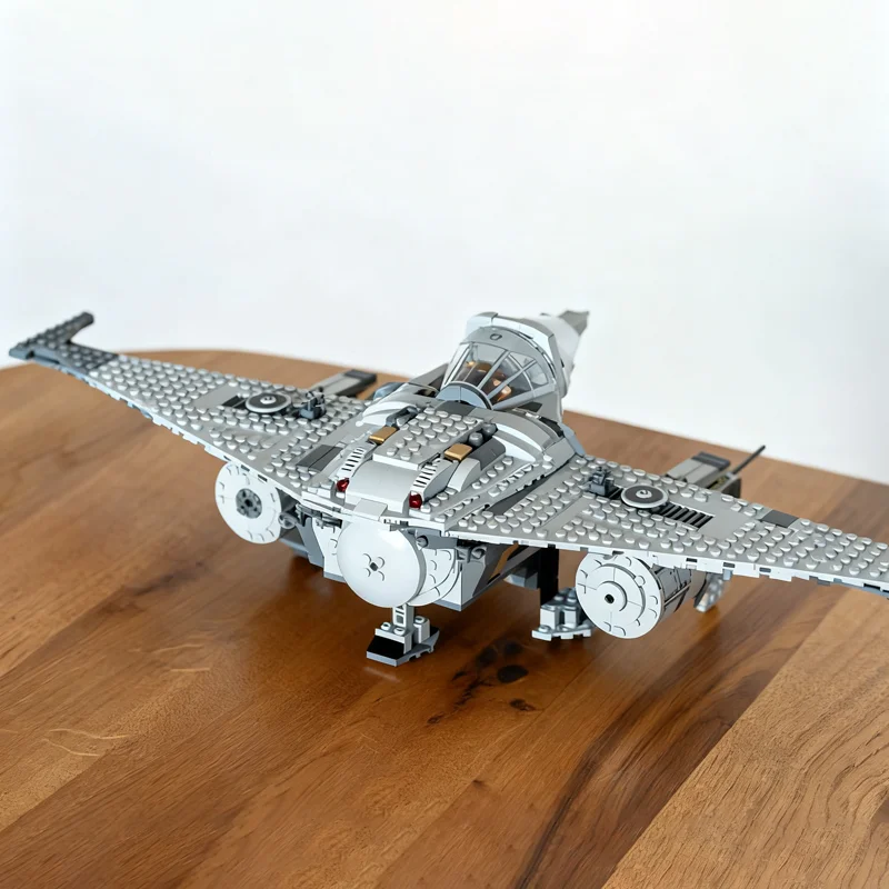 975pcs MOC Padme S J Type Star Skiff Alternate Battle Model Building Blocks Architecture Christmas Gift Toy Education Brick Kids